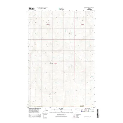 2014 Map of Conway Ridge, 2014 Print