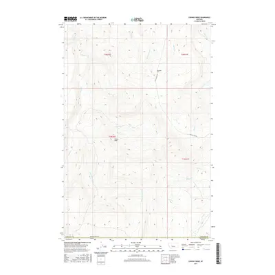 2017 Map of Conway Ridge, 2017 Print