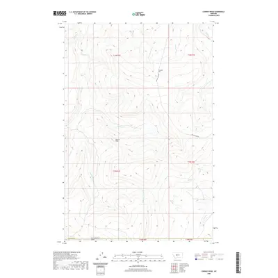 2020 Map of Conway Ridge, 2020 Print