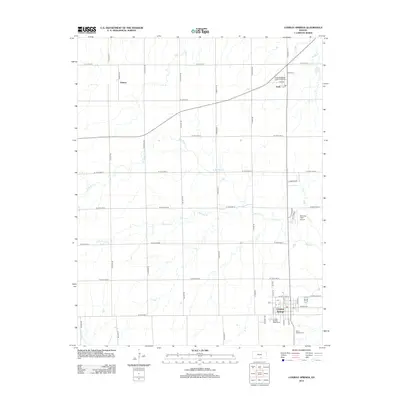 2012 Map of Conway Springs, 2012 Print