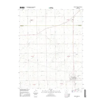 2015 Map of Conway Springs, 2015 Print