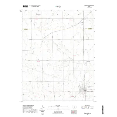 2018 Map of Conway Springs, 2018 Print