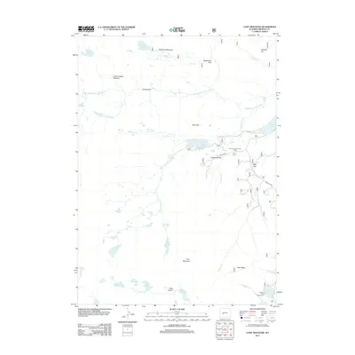 2012 Map of Cony Mountain, 2012 Print
