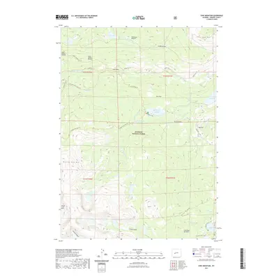 2021 Map of Cony Mountain, 2021 Print