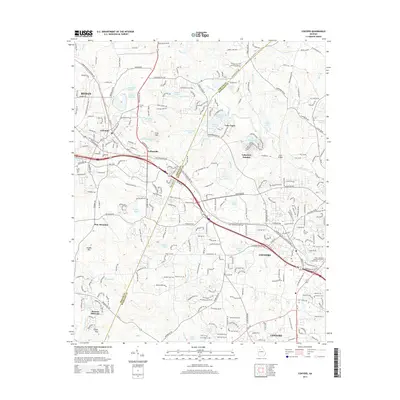 2014 Map of Conyers, 2014 Print