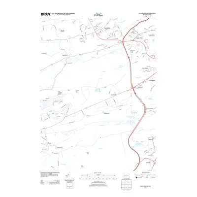2013 Map of Conyngham, 2013 Print