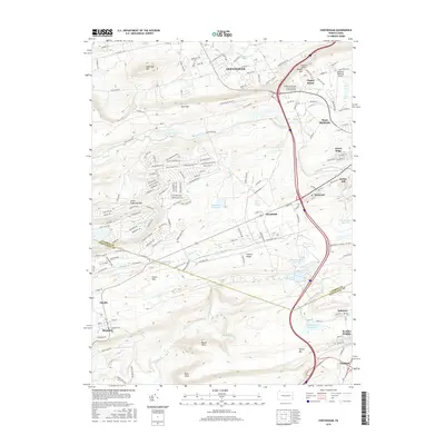 2016 Map of Conyngham, 2016 Print