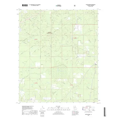 2018 Map of Coochie Brake, 2018 Print