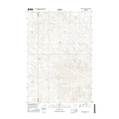 2017 Map of Cook Creek Butte, 2017 Print