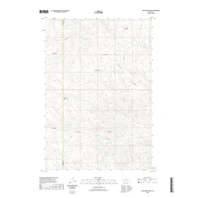 2020 Map of Cook Creek Butte, 2020 Print