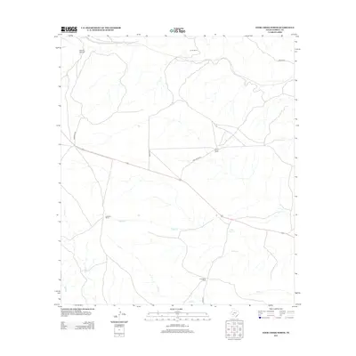 2013 Map of Cook Creek North, 2013 Print