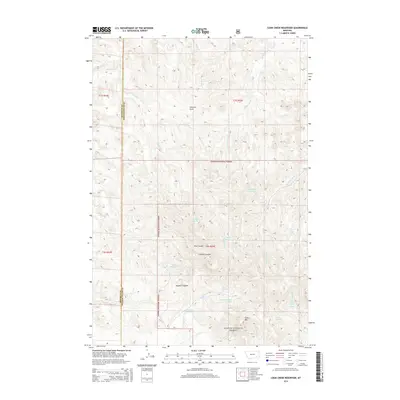 2014 Map of Cook Creek Reservoir, 2014 Print