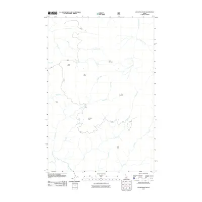 2011 Map of Cook Mountain, 2011 Print