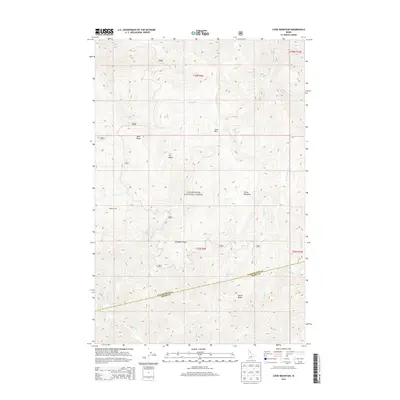 2014 Map of Cook Mountain, 2014 Print