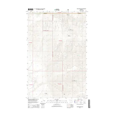 2014 Map of Cook Mountain, 2014 Print