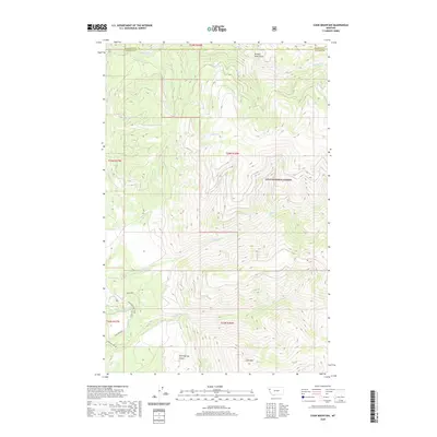 2020 Map of Cook Mountain, 2020 Print