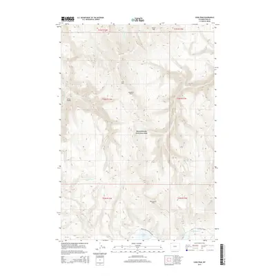 2015 Map of Cook Peak, 2015 Print