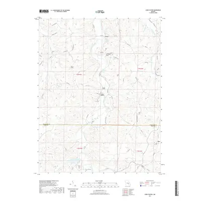 2017 Map of Cook Station, 2017 Print