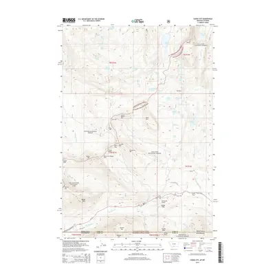 2014 Map of Cooke City, 2014 Print