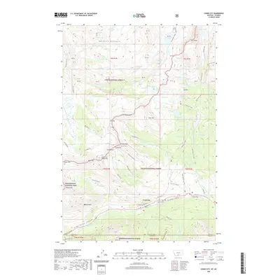 2020 Map of Cooke City, 2020 Print