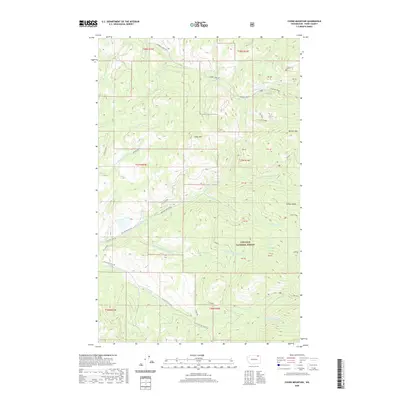2020 Map of Cooke Mountain, 2020 Print