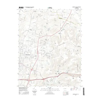 2016 Map of Cookeville East, 2016 Print