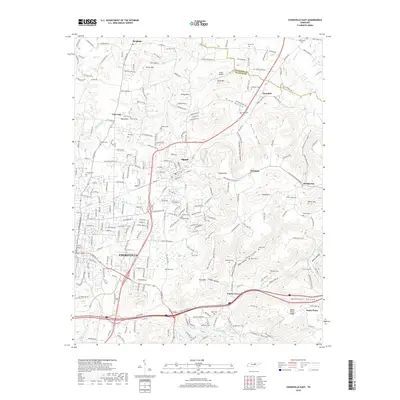 2019 Map of Cookeville East, 2019 Print