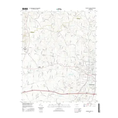 2016 Map of Cookeville West, 2016 Print