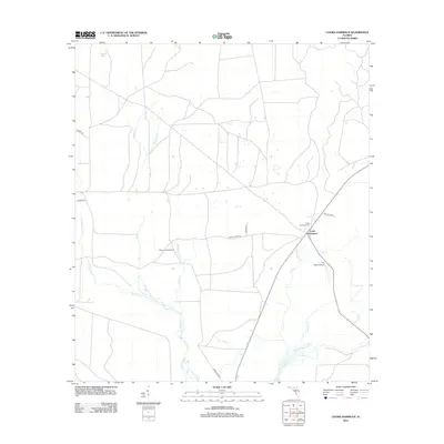 2012 Map of Cooks Hammock, 2012 Print