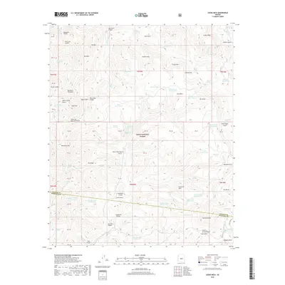 2018 Map of Cooks Mesa, 2018 Print