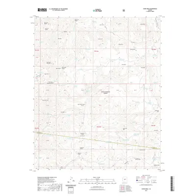 2021 Map of Cooks Mesa, 2021 Print