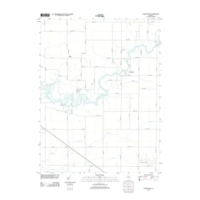 2012 Map of Cooks Mills, 2012 Print