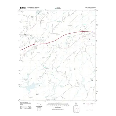 2011 Map of Cooks Springs, 2011 Print