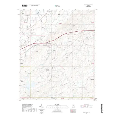 2020 Map of Cooks Springs, 2020 Print