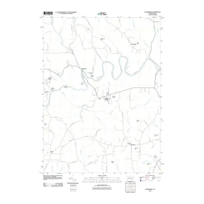 2010 Map of Cooksburg, 2010 Print