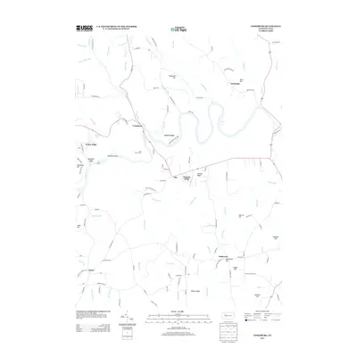 2013 Map of Cooksburg, 2013 Print