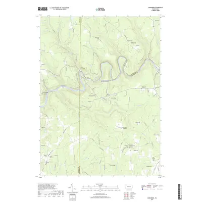 2019 Map of Cooksburg, 2019 Print