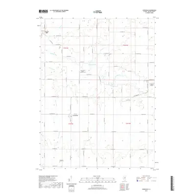 2018 Map of Cooksville, 2018 Print