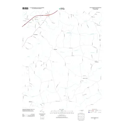 2013 Map of Cool Springs, 2013 Print
