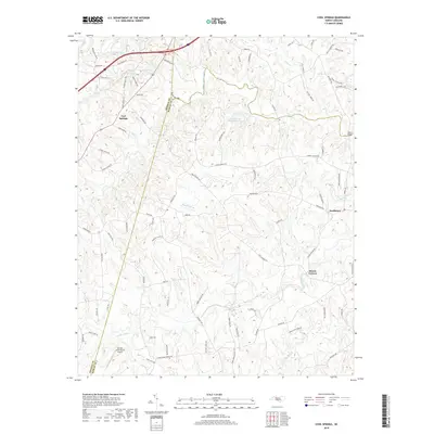 2019 Map of Cool Springs, 2019 Print