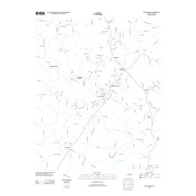 2013 Map of Cooleemee, 2013 Print