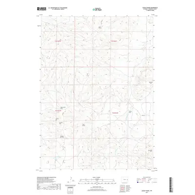 2017 Map of Cooley Draw, 2017 Print
