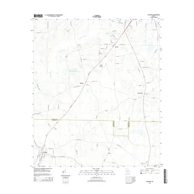 2014 Map of Coolidge, 2014 Print