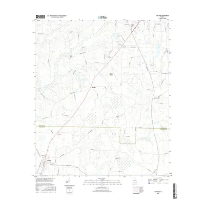 2017 Map of Coolidge, 2017 Print