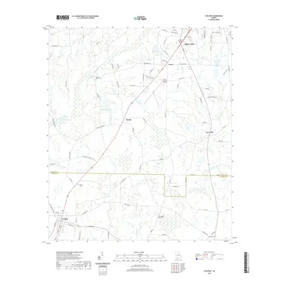 2020 Map of Coolidge, 2020 Print