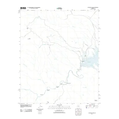 2011 Map of Coolidge Dam, 2011 Print