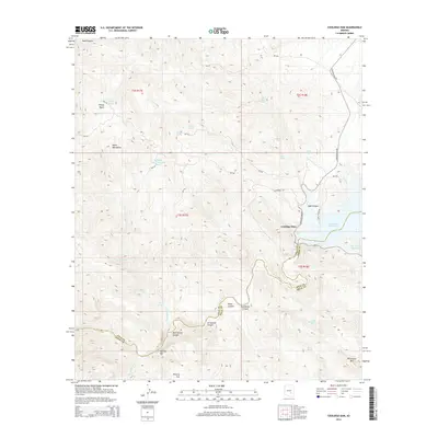 2014 Map of Coolidge Dam, 2014 Print