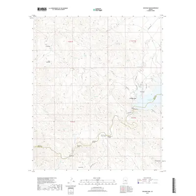 2018 Map of Coolidge Dam, 2018 Print