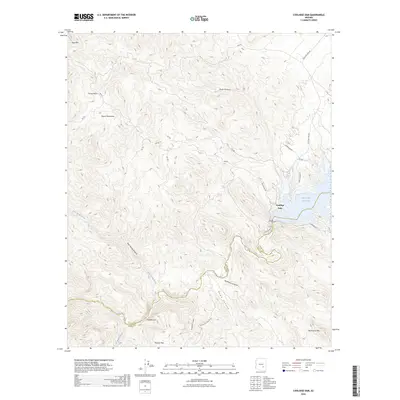 2026 Map of Coolidge Dam, 2026 Print