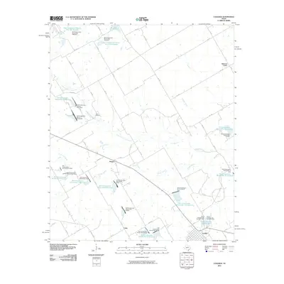 2010 Map of Coolidge, 2010 Print